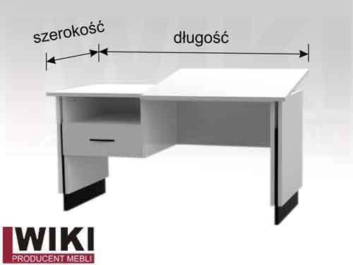 dowolne wymiary biurka
