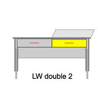 Biurko regulowane LWiki LW double 2